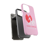 "HARD TO BREAK" Tough Case in PINK