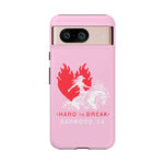 "HARD TO BREAK" Tough Case in PINK