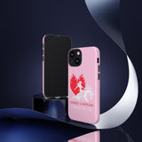 "HARD TO BREAK" Tough Case in PINK